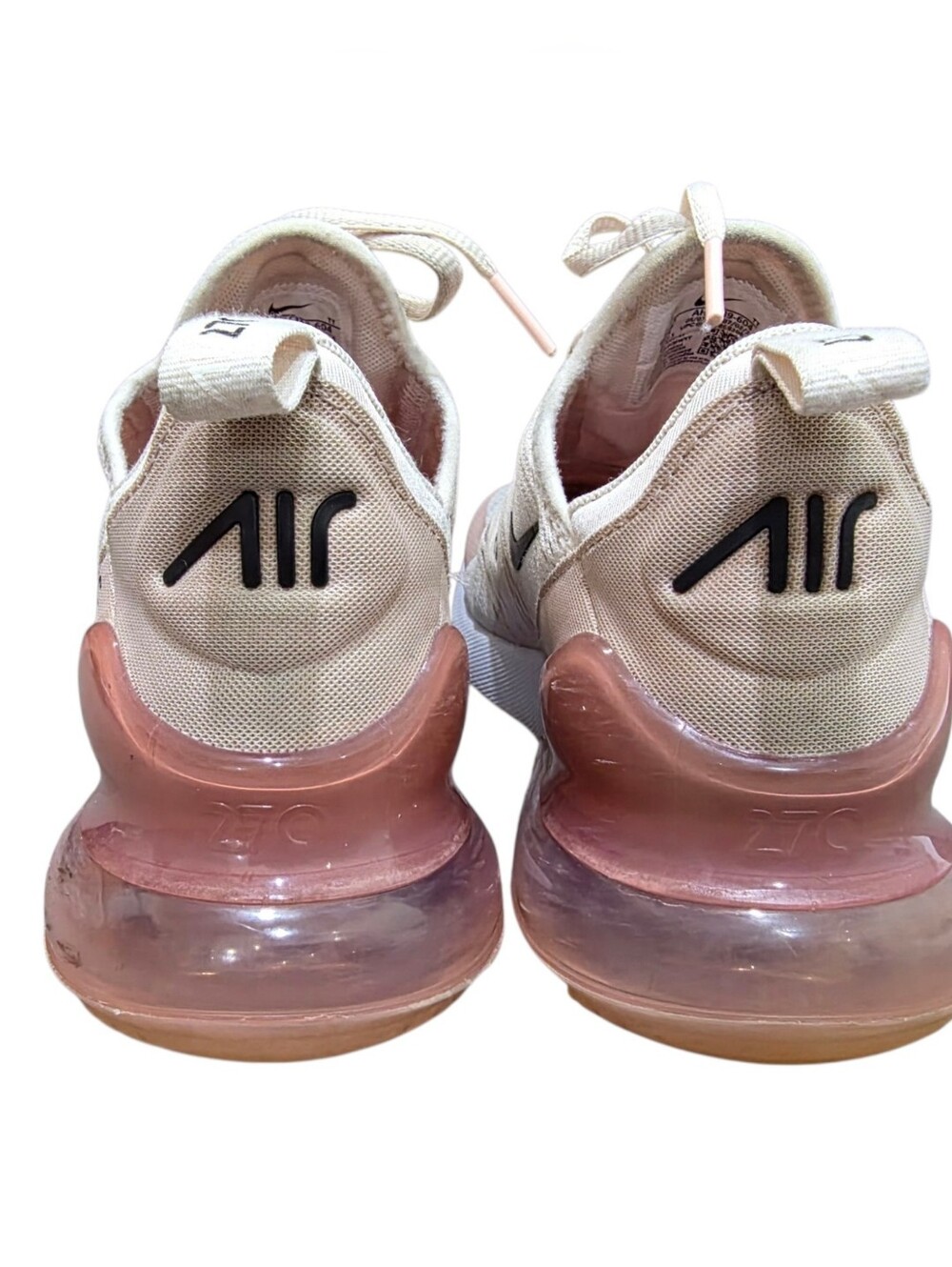 Nike Air Max 270 Soft Pink Oxford Berry Shoes AH6789-604 Women's Sneaker Size 8 - Picture 5 of 7